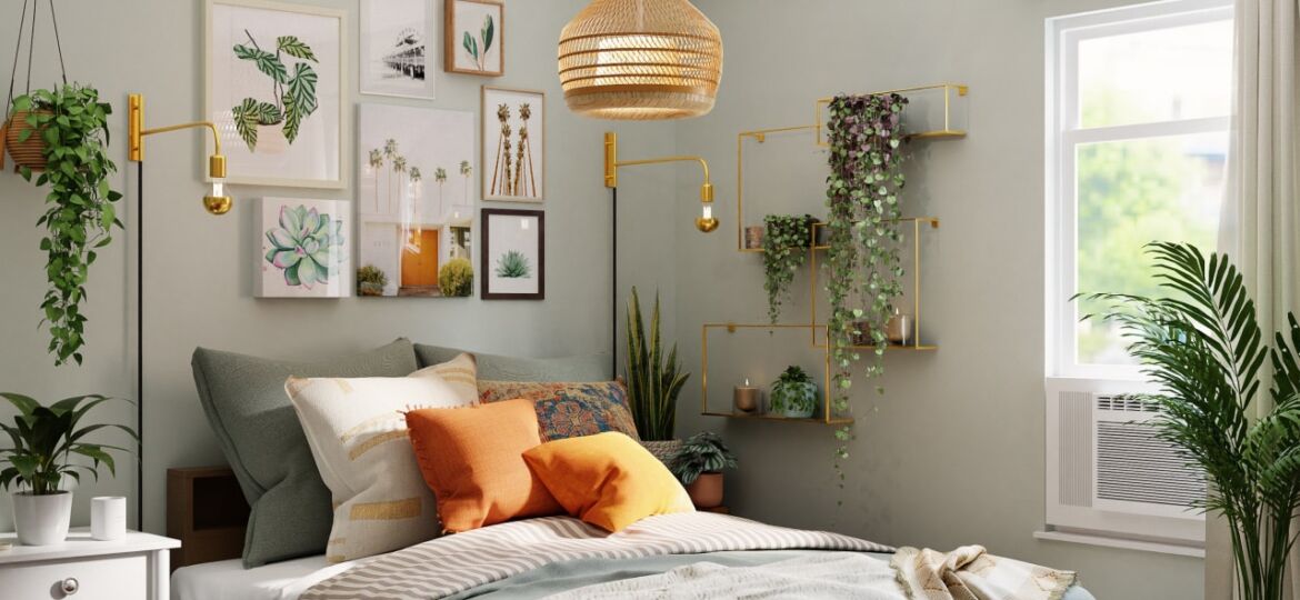 soothing-natural-bedroom-with-plants